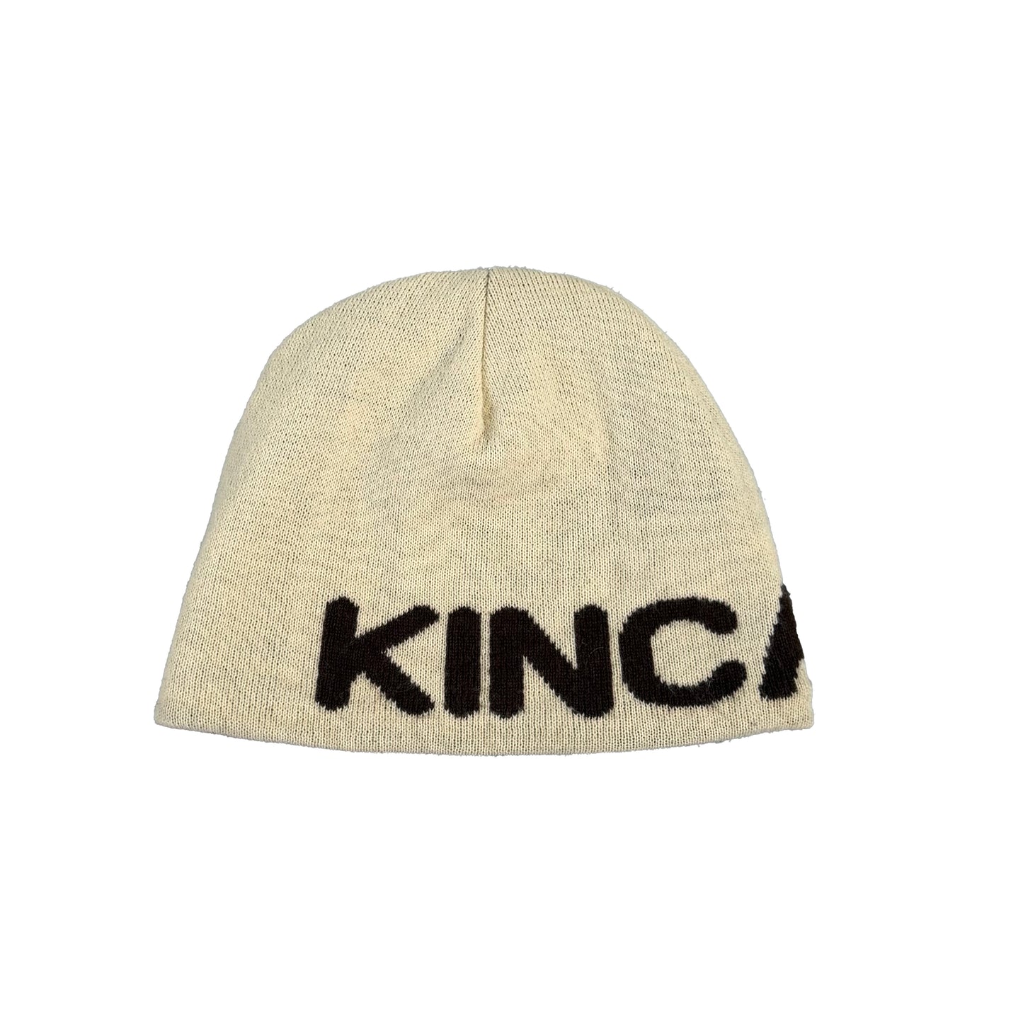 Reverse Beanie - brown/cream
