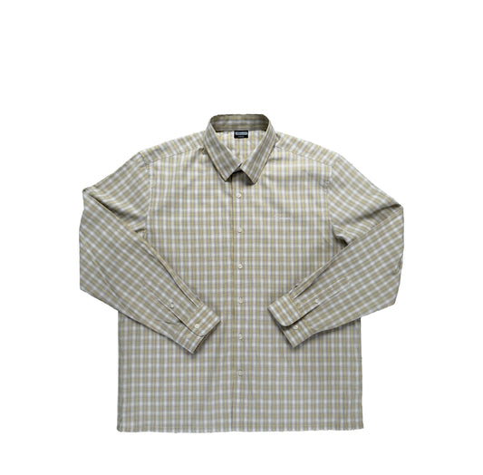 Plaid Shirt - LIME/GREY