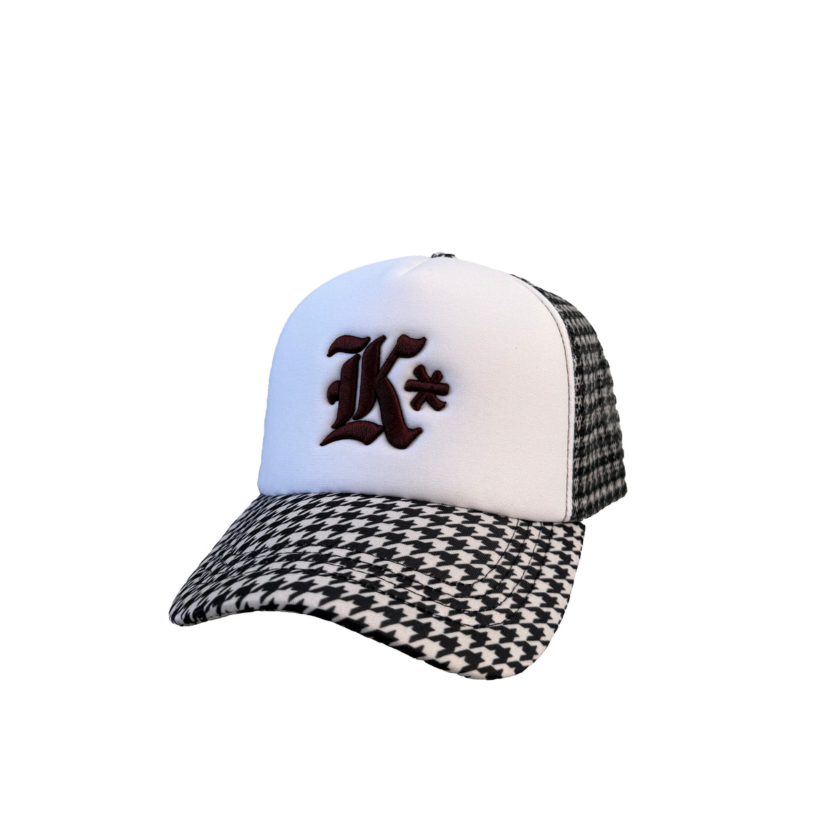 Houndstooth Trucker Cap