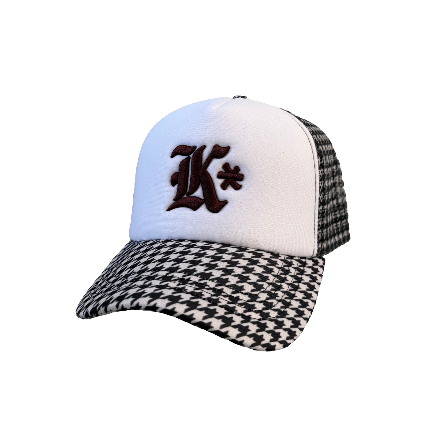 Houndstooth Trucker Cap