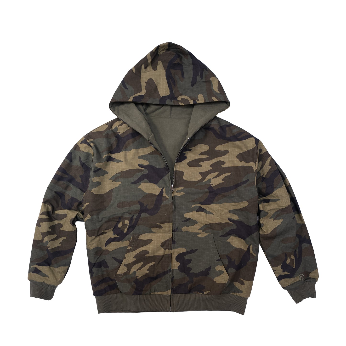 Ripstop Camo Reversible Hoodie