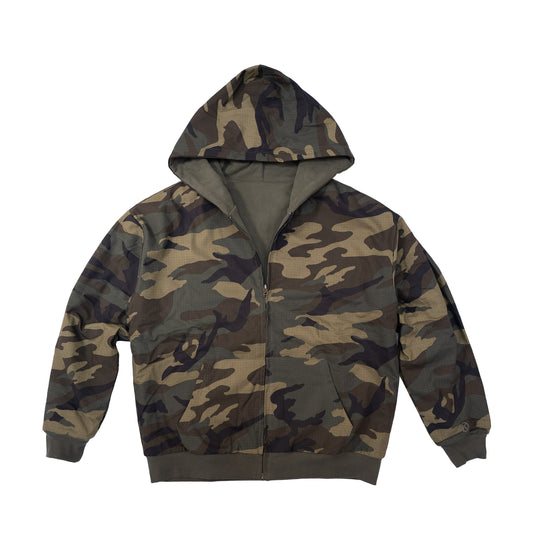 Ripstop Camo Reversible Hoodie